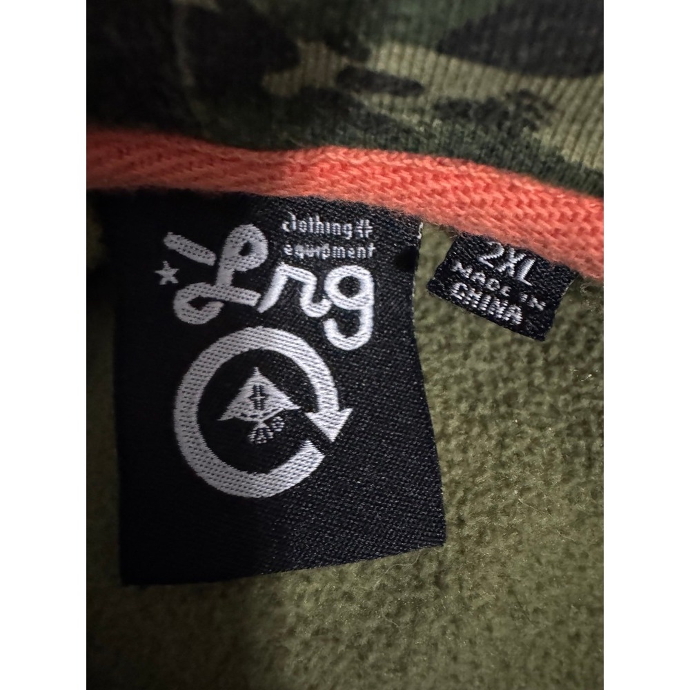 LRG Lifted Research Group camouflage full-zip hoo… - image 8